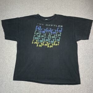 The Beatles “A Hard Days Night” T-shirt Men’s Size M Black Rock Pop Music